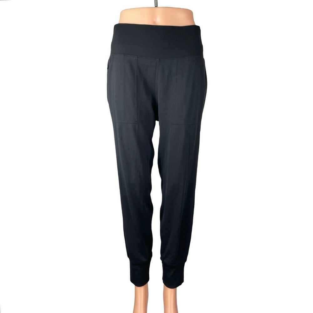 Athleta Women's Black High Rise Yoga Athletic Activewear Trousers Jogger Pants S